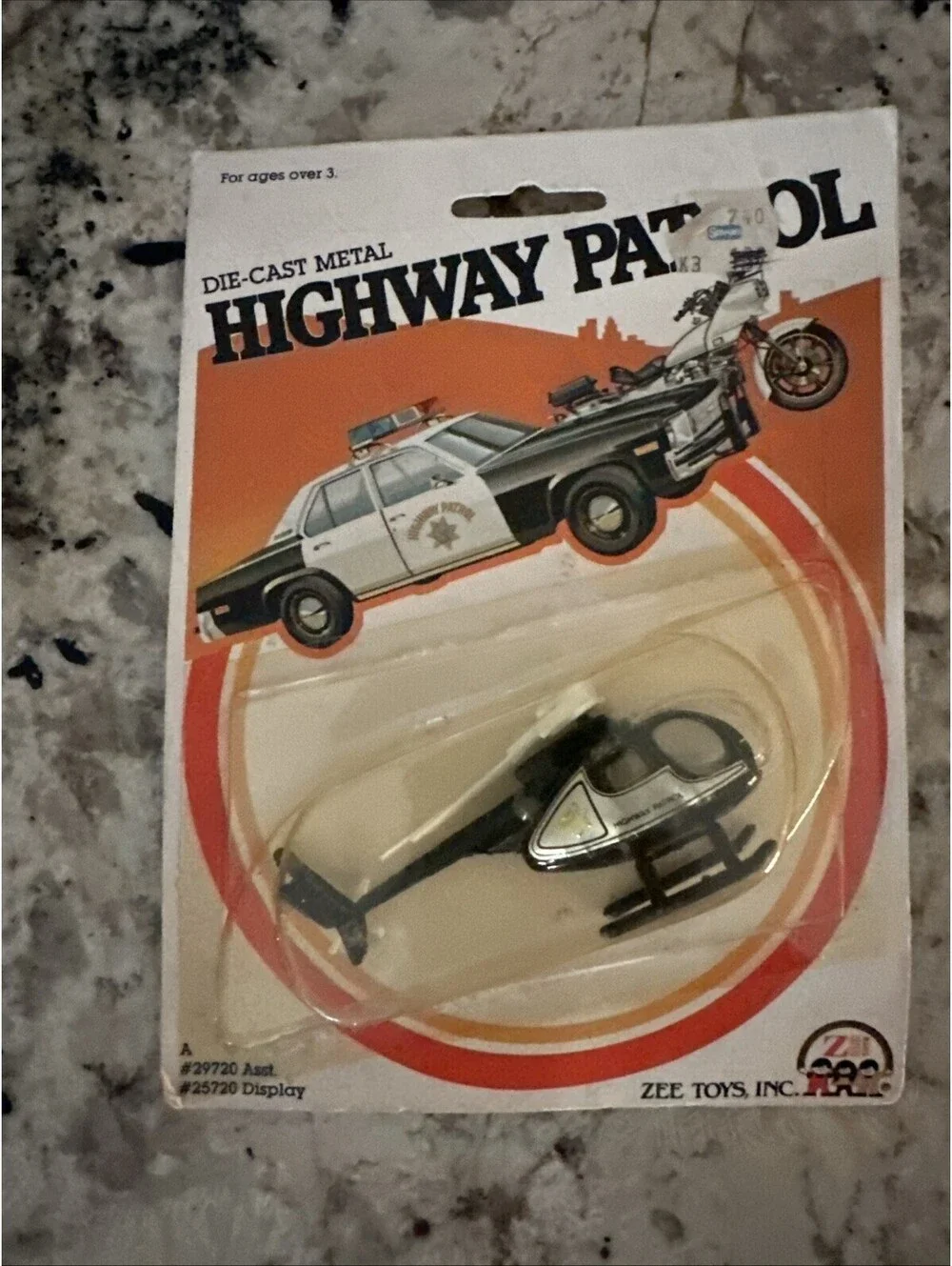 1982 ZEE TOYS Highway Patrol Diecast Helicopter & Tow Truck NEW